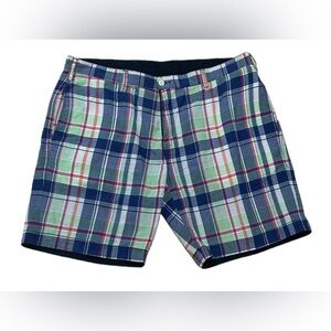 (SOLD) Polo by Ralph Lauren Shorts Men’s 38 Blue Multicolor Reversible Plaid